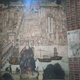 Pavia Dipinto storico della città